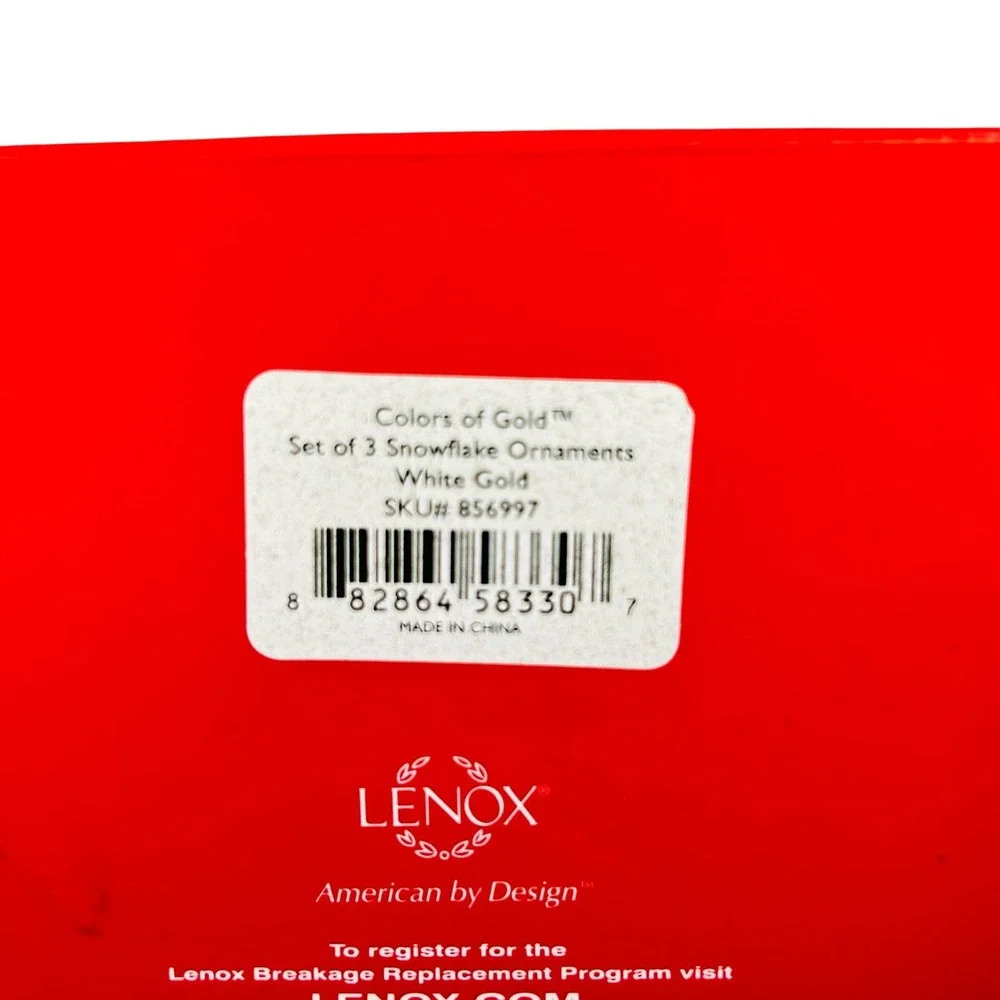 Lenox colors ornament
